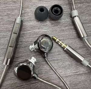 Écouteurs intra-auriculaires MT-11 Original Qwen JL Chipset Bass, <span class=keywords><strong>coque</strong></span> en métal, fil 3,5 mm, étanches IPX-3, cordon de 1,2 m, son haute fidélité - Product Image 2