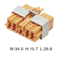 Connecteur automobile en plastique électrique AH7093F-2.8-21 connecteur automatique de faisceau de câbles femelle