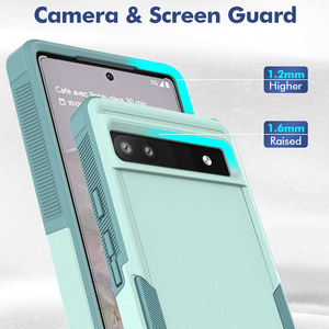 Armure antichoc cadre en Silicone liquide mat protection à 360 degrés pour Google Pixel 7 <span class=keywords><strong>coque</strong></span> de téléphone Pc + Tpu robuste - Product Image 3