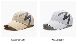 Topi <span class=keywords><strong>Baseball</strong></span> Pria Wanita Cepat Kering Musim Panas 6-Panel PVC Tahan Air Desain Sandwich Reflektif Bernapas Pelindung Matahari Olahraga - Product Image 4