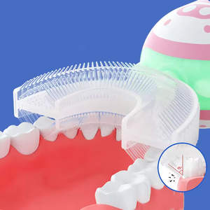Brosse à dents électrique Sonic personnalisée pour adultes avec 3 modes de nettoyage, soins bucco-dentaires intelligents, design en forme de U, poils doux - Product Image 3