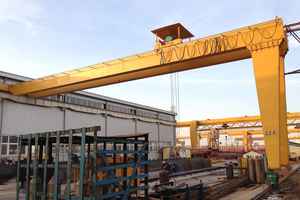 Подъемный трос, стальная труба, электрический однобалочный козловой кран - Product Image 5