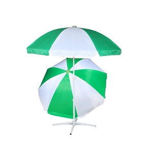 Beach <b>Umbrella</b> 3M Polyester Manual Outdoor Sun Shade Strong <b>Windproof</b> Sand Beach Use - Product Image 3