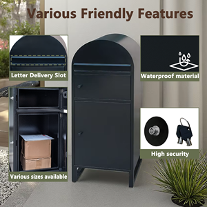 WELDON Factory Custom Large <strong>Post</strong> <strong>Box</strong> for Detached <strong>House</strong> Galvanized Steel Anti-theft Waterproof Parcel Delivery <strong>Box</strong> - Product Image 3