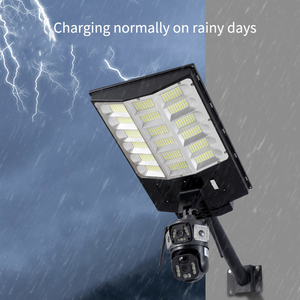 Control remoto integrado de energía solar LED farola exterior 4G Cámara CCTV con ranura para tarjeta SIM 4MP cámara de seguridad lámpara solar - Product Image 5