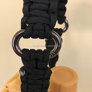 Noir petit mousqueton joint torique porte-clés en alliage de Zinc mousqueton ovale mousqueton à ressort O mousquetons chien chaîne boucles connecteur - Product Image 3