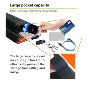 Chargeur solaire portable pliable pour l'extérieur, fabriqué par Fullsun, sur mesure, pour l'éclairage - Product Image 4