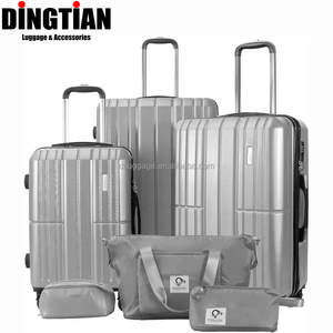 Ensemble de bagages de <span class=keywords><strong>voyage</strong></span> 3 pièces, <span class=keywords><strong>valise</strong></span> rigide avec grandes et petites trousses de toilette pour <span class=keywords><strong>voyage</strong></span> en famille - Product Image 6