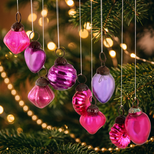 Décorations de Noël artisanales haut de gamme en verre multicolore, sans rouille, mini, formes variées, pour intérieur/extérieur NCO-37 - Product Image 2