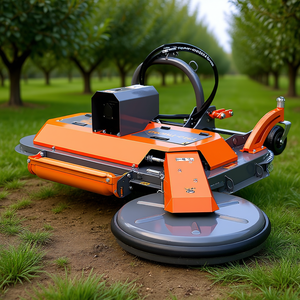 Cortadora de césped industrial a gasolina de 60 pulgadas con descarga lateral y motor monocilíndrico para acabado de huertos - Product Image 2