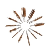 Kit de nettoyage amélioré Brosse en cuivre et pointe de lance 62 en 1 Brosse de nettoyage avec étui portable