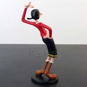 Pop Art <span class=keywords><strong>Popeye</strong></span> Sculpture <span class=keywords><strong>Dessin</strong></span> <span class=keywords><strong>Animé</strong></span> Classiques <span class=keywords><strong>Popeye</strong></span>'s Wife <span class=keywords><strong>Olive</strong></span> Sculpture Galerie Décoration Résine Artisanat - Product Image 4