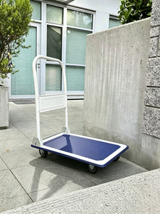 Carrello Pieghevole in Acciaio con 4 <span class=keywords><strong>Ruote</strong></span> Silenziose in PU <span class=keywords><strong>per</strong></span> Negozi, Magazzini e Logistica - Product Image 3