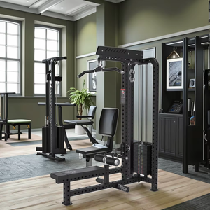 Appareil de musculation multifonction en acier pour salle de sport, avec fonctions de traction dorsale haute et basse, de traction dorsale haute et de traction dorsale basse, pour usage commercial - Product Image 3