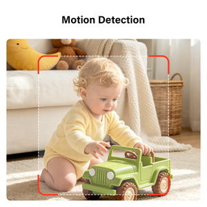 <span class=keywords><strong>Moniteur</strong></span> Bébé HD 5 Pouces avec Vidéo en Temps Réel, Communication Bidirectionnelle, Détection des Pleurs, Vision Nocturne et Fonction Pan-Tilt pour Surveillance de Bébé/Nounou - Product Image 2