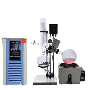 Lab Chemical 5L Ethanol Rotary Evaporator With Chiller And Vacuum Pump