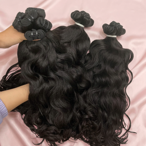 Compra 10 y obtén 1 gratis: Paquetes de cabello ondulado virgen de Laos, cabello humano 100% sin procesar de Thanh An Hair - Product Image 2
