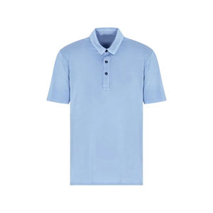 Polo de Hombre de Manga Corta en Mezcla de Poliéster de Alto Rendimiento, Tejido Transpirable, Logotipo Personalizado, Ropa Casual de Golf, Color Sólido - Product Image 1