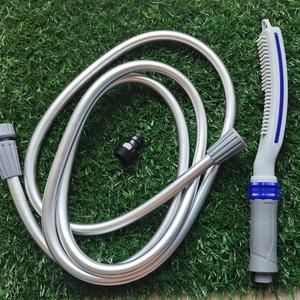 Pulvérisateur de Douche Multifonctionnel pour Animaux avec Tuyau de 2,5 m, Débit d'Eau Réglable, Accessoire de Toilettage pour Chien et <span class=keywords><strong>Chat</strong></span>, Utilisation Intérieure et Extérieure - Product Image 3