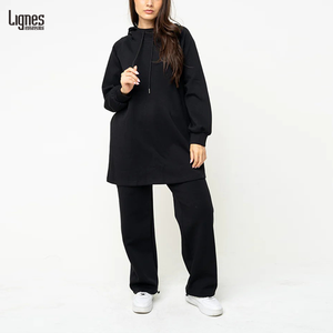 Set di Abbigliamento Sportivo Musulmano alla Moda, Tuta Modesta e Larga con Cappuccio per Donne Musulmane, Tuta da Ginnastica Musulmana Taglie Forti - Product Image 6