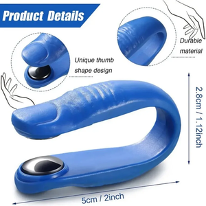 Clip de Acupresión para Pulgar y Mano, Masajeador de Pulgar que Alivia Dolores de <span class=keywords><strong>Cabeza</strong></span> y Estrés (1 unidad) - Product Image 2
