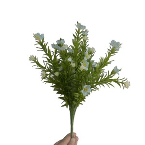 Bouquet de fleurs artificielles Junheyuan, blanc, rose, jaune, gypsophile, branche unique, arrangement décoratif pour salon et - Product Image 5