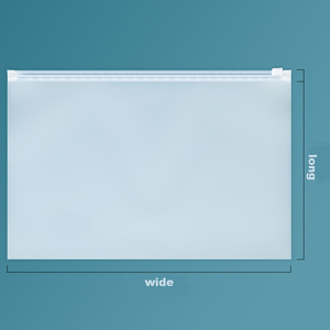 Factory Direct CPE Frosted Zipper Bag Horizontal Thick Self Sealing Packaging Bag For Clothing Underwear <b>Socks</b> Organizing - Product Image 2
