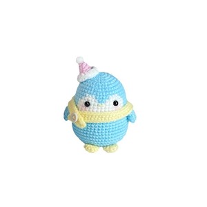 Kit <span class=keywords><strong>de</strong></span> crochet Pinguin <span class=keywords><strong>de</strong></span> Noël, sac DIY en fil et rembourrage faits main, Chine - Product Image 5