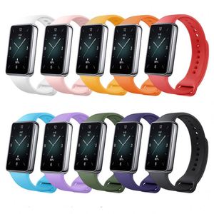 Pulsera de goma suave para <span class=keywords><strong>Honor</strong></span> Band9 correa de silicona de repuesto para <span class=keywords><strong>Honor</strong></span> Band 9 <span class=keywords><strong>Smartwatch</strong></span> correa de reloj de silicona - Product Image 2