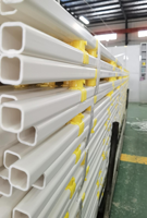 QZH Nouveau tuyau d'eau potable rond et carré en PVC durable à prix réduit avec trous pour poulets de chair, pondeuses et reproducteurs, garantie 1 an