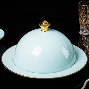 Vajilla de Porcelana Blanca de Jingdezhen, Juego de Platos y Tazones para el Hogar, Vajilla de Porcelana Fina, Tazón de Cerámica Verde Sombra - Product Image 4