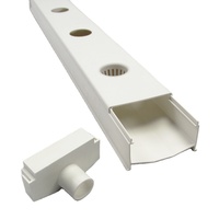 Nouveau système hydroponique nft tuyau/canal en pvc pour serre