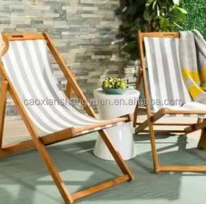 Portable Modern Solid Wood Oxford Folding <b>Lounge</b> <b>Chair</b> <b>Outdoor</b> Sun Lounger for Home Office Garden Beach Hotel Use - Product Image 6