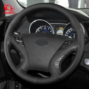 Лучшая дизайнерская Крышка для рулевого колеса для Hyundai Sonata Hybrid 2,0 T 2011