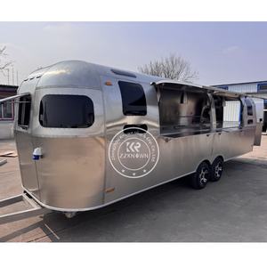 Remorque à café en acier inoxydable Food Stall <span class=keywords><strong>Foodtruck</strong></span> Trailer Salade Concession Food Trailer Mobile Food Cart On Wheels - Product Image 3