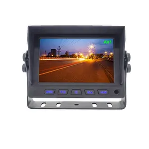 800x480 dijital TFT ekran 5 inç araba dikiz monitör 2 CH Video CVBS sinyali ve 1 ses girişi ile uzaktan kumanda ve braket