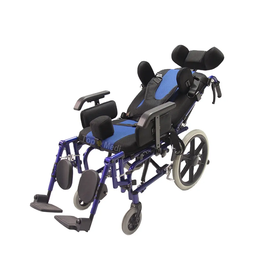 2020 suave reclinable alta pediátrica Parálisis Cerebral Infantil para silla de ruedas