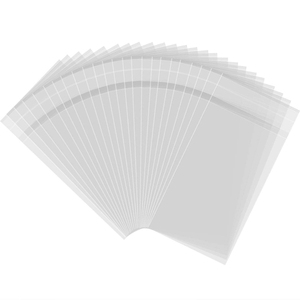 Bolsas de Polietileno Transparentes Autoadhesivas, Ecológicas y Duraderas, con Cierre de Cremallera y Tamaño Personalizado, con Advertencia de Asfixia para <span class=keywords><strong>Ropa</strong></span> - Product Image 3