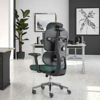 Chaise de bureau d'ordinateur moderne confortable chaise de bureau de direction réglable en tissu maillé de conception ergonomique pivotante