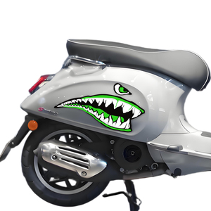 Para <span class=keywords><strong>Vespa</strong></span> Sprint 150 GTS 300 GTV300, calcomanía lateral para motocicleta, pegatina decorativa de colmillo de tiburón - Product Image 4