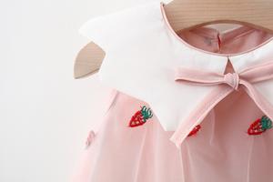 Vestidos de princesa de gasa para niñas al por mayor, estilo coreano, con diseño bordado, de China - Product Image 3