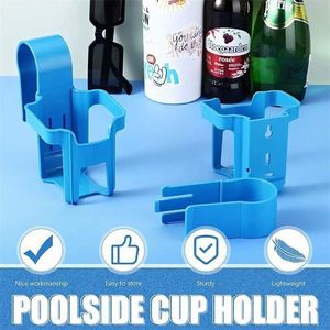 ABS Poolside <b>Drink</b> Holder Swimming Pool Cup Hanger <b>Rack</b> Durable Outdoor Party Accessories - Product Image 3