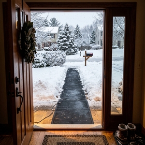Tapis chauffant en graphène pour la fonte de la neige, étanche IPX8, électrique, pour allées, marches, extérieur, dégivreur de glace 110V 220V - Product Image 3