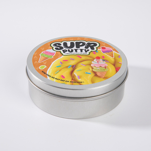 Custom logo 100g Thinking Supr Putty Ice Cream Bliss Scented Endless Fun Putty Great <b>Slime</b> Fidget Therapy Toy pink Putty - Product Image 3