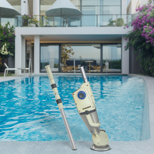 <span class=keywords><strong>Nettoyeur</strong></span> de piscine et de <span class=keywords><strong>spa</strong></span> portable rechargeable avec <span class=keywords><strong>filtre</strong></span> à débris transparent et poteau télescopique - Product Image 2