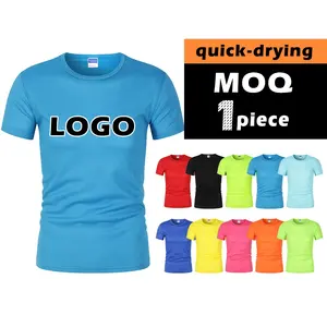 Kunden spezifisch bedrucktes SoftStyle T-Shirt Polyester Baumwolle Feel Blank Polyester T-Shirts Sublimation hemden für Männer T-Shirts Plain