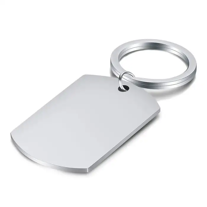핫 세일 도매 하이 퀄리티 새로운 디자인 새겨진 동전 스테인레스 스틸 열쇠 고리