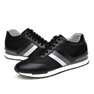 รองเท้าผ้าใบผู้ชายรุ่นใหม่สำหรับฤดูร้อน เพิ่มความสูงแบบซ่อน 8 ซม. รองเท้าลำลองเดินสบาย ระบายอากาศได้ดี ดีไซน์ทันสมัยสำหรับวัยรุ่น - Product Image 5