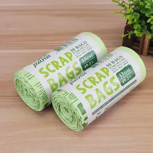 Eco Friendly 100% Biodegradable Cornstarch Trash Bags Compostable Flat Garbage Bags