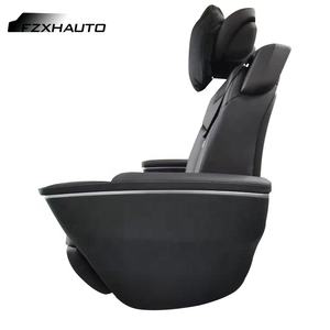 Asiento de coche eléctrico de lujo, reacondicionamiento modificado con respaldo reclinable, de cuero, con reposacabezas ajustable y reposapiés - Product Image 3